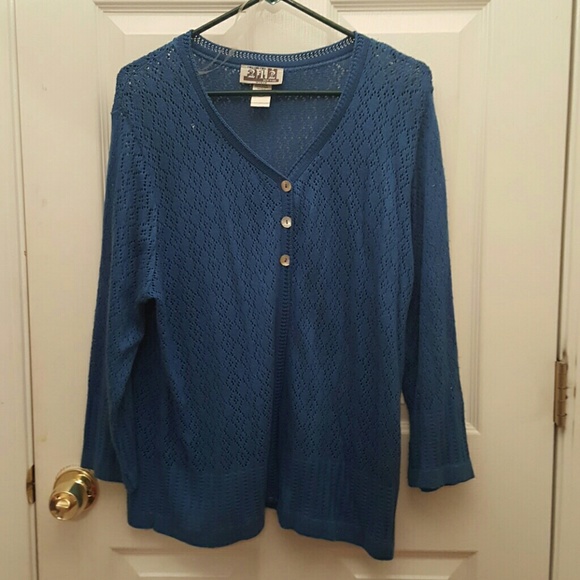 Dark Blue Cardigan - Picture 1 of 3